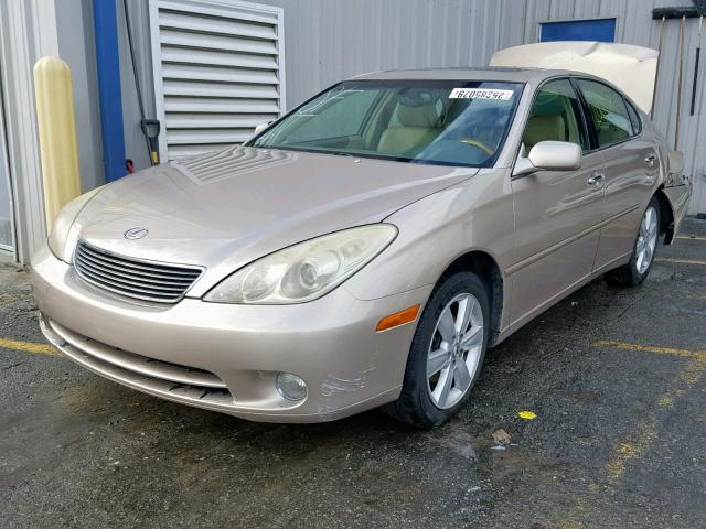 JTHBA30G955129495 - 2005 LEXUS ES 330 GOLD photo 2