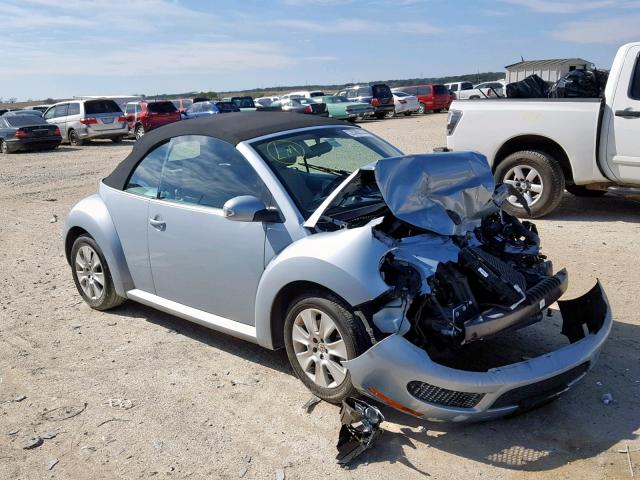 3VWRW3AL2AM005194 - 2010 VOLKSWAGEN NEW BEETLE BLUE photo 1