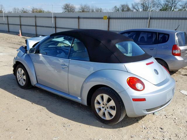 3VWRW3AL2AM005194 - 2010 VOLKSWAGEN NEW BEETLE BLUE photo 3