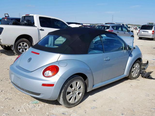 3VWRW3AL2AM005194 - 2010 VOLKSWAGEN NEW BEETLE BLUE photo 4