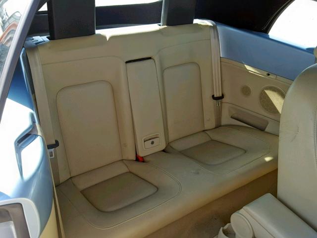 3VWRW3AL2AM005194 - 2010 VOLKSWAGEN NEW BEETLE BLUE photo 6