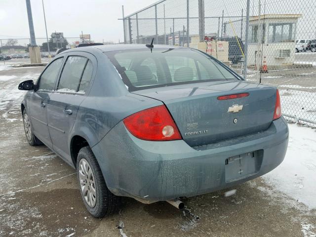 1G1AD5F57A7127094 - 2010 CHEVROLET COBALT 1LT GREEN photo 3