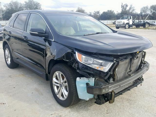 2FMPK3J93FBB59055 - 2015 FORD EDGE SEL BLACK photo 1