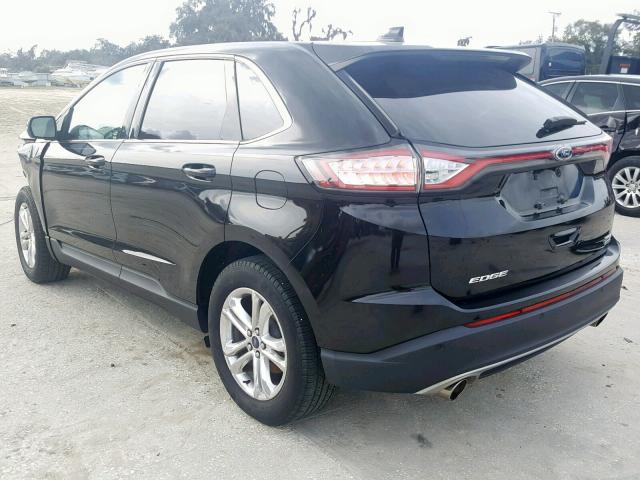 2FMPK3J93FBB59055 - 2015 FORD EDGE SEL BLACK photo 3