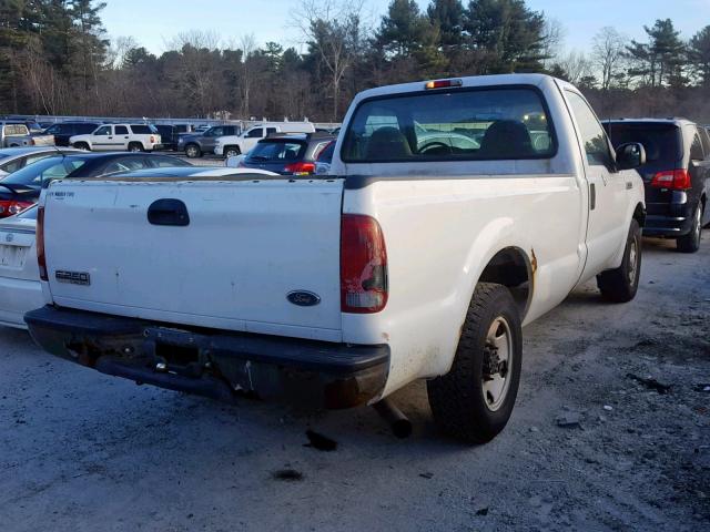 1FTNF20536EA23473 - 2006 FORD F250 SUPER WHITE photo 4