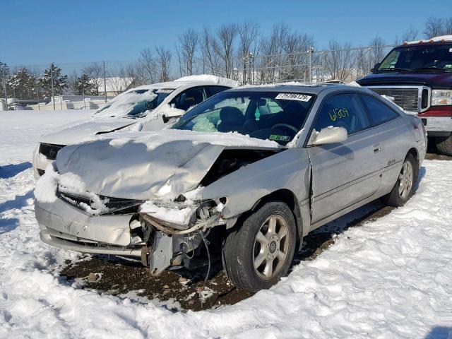 2T1CF22P11C457084 - 2001 TOYOTA CAMRY SOLA SILVER photo 2