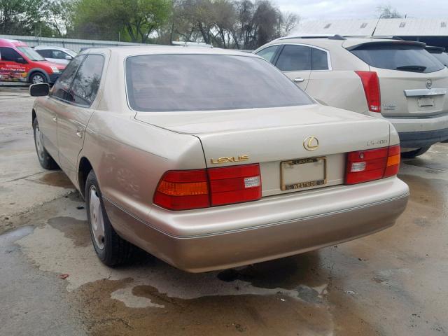 JT8BH28F5X0164701 - 1999 LEXUS LS 400 BEIGE photo 3