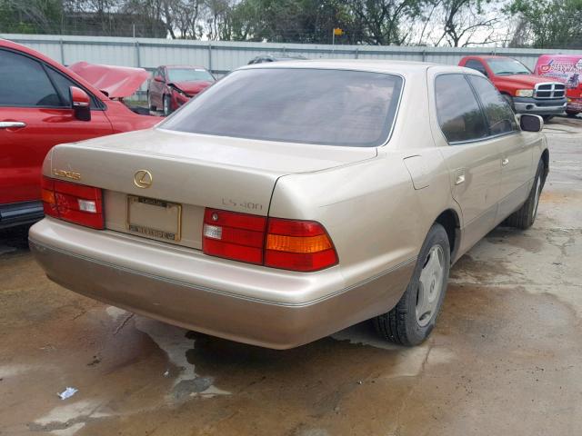 JT8BH28F5X0164701 - 1999 LEXUS LS 400 BEIGE photo 4