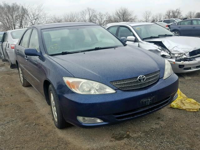 4T1BE30K73U258196 - 2003 TOYOTA CAMRY LE BLUE photo 1