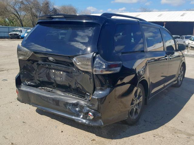 5TDXK3DC9DS345934 - 2013 TOYOTA SIENNA SPO BLACK photo 4