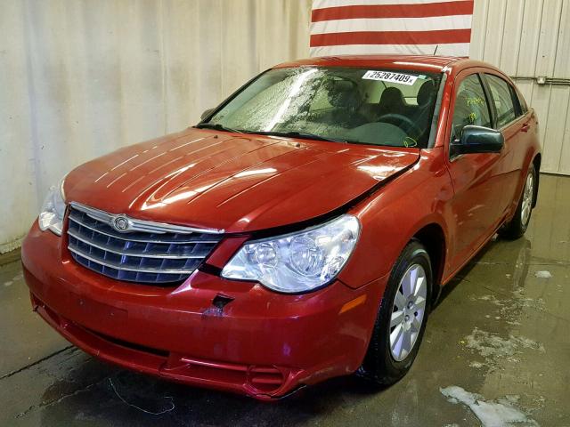 1C3LC46K58N296740 - 2008 CHRYSLER SEBRING LX RED photo 2