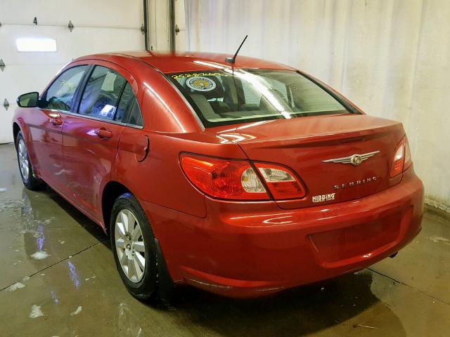 1C3LC46K58N296740 - 2008 CHRYSLER SEBRING LX RED photo 3