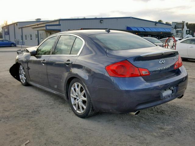 JNKCV61F89M359962 - 2009 INFINITI G37 GRAY photo 3