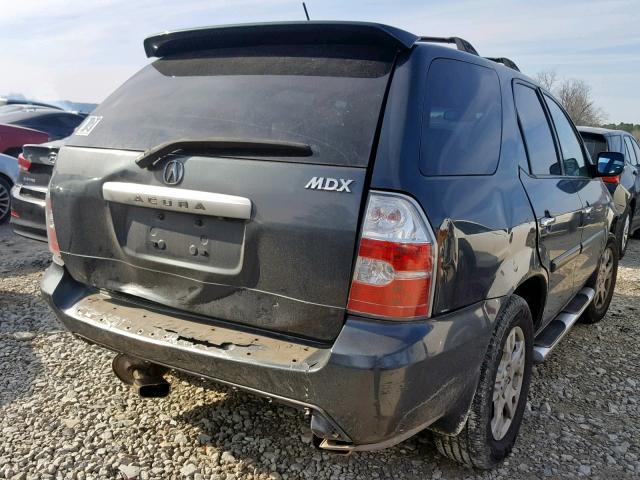 2HNYD18974H539341 - 2004 ACURA MDX TOURIN BLUE photo 4