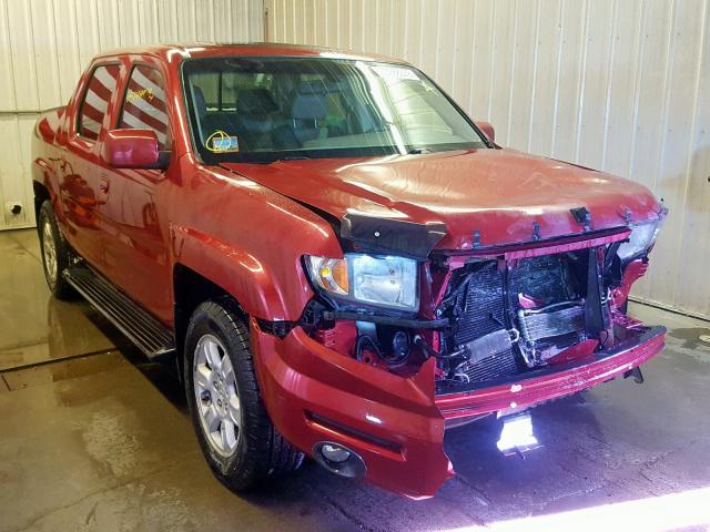 2HJYK16566H549627 - 2006 HONDA RIDGELINE MAROON photo 1