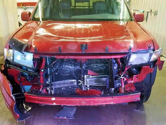 2HJYK16566H549627 - 2006 HONDA RIDGELINE MAROON photo 9