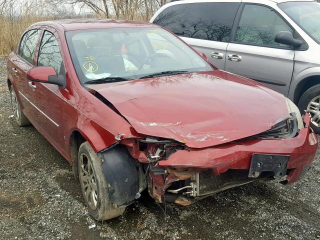 1G1AT58H597126399 - 2009 CHEVROLET COBALT LT BURGUNDY photo 1