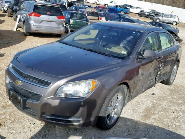 1G1ZC5E04AF183978 - 2010 CHEVROLET MALIBU 1LT ნაცრისფერი ფოტო 2