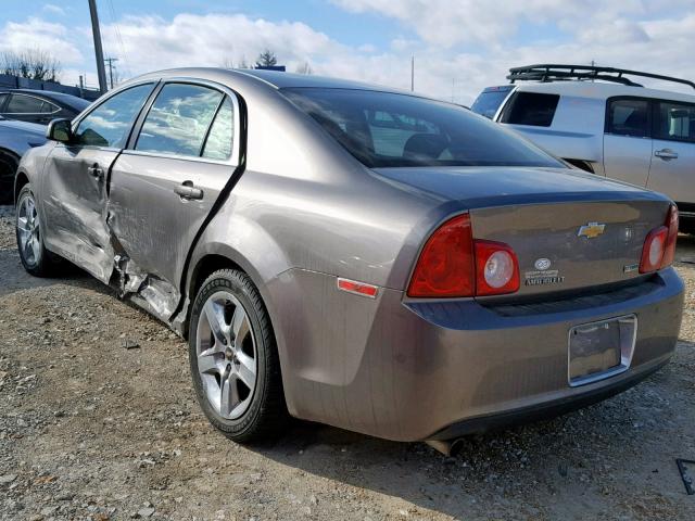 1G1ZC5E04AF183978 - 2010 CHEVROLET MALIBU 1LT ნაცრისფერი ფოტო 3