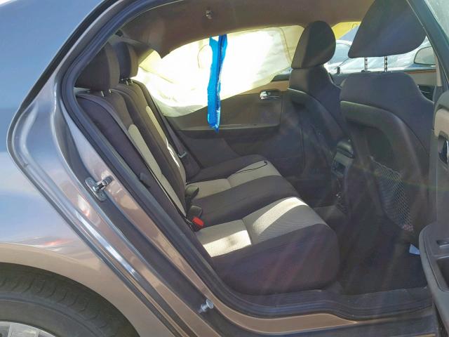 1G1ZC5E04AF183978 - 2010 CHEVROLET MALIBU 1LT ნაცრისფერი ფოტო 6