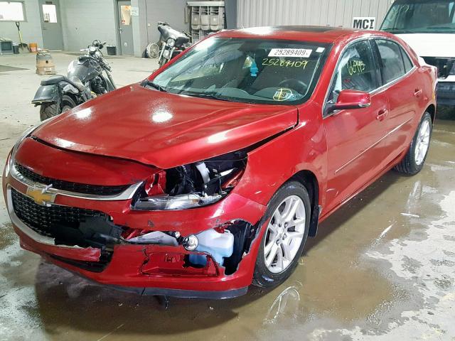 1G11C5SL1EF216484 - 2014 CHEVROLET MALIBU 1LT 红色 照片 2