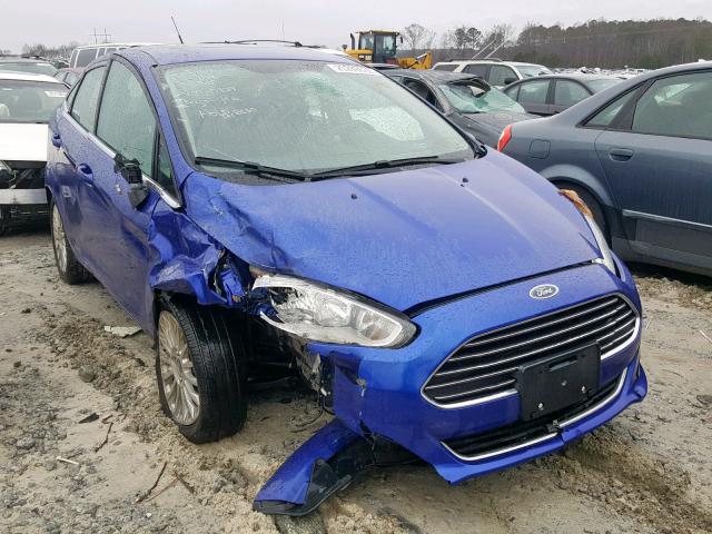 3FADP4CJ9EM170828 - 2014 FORD FIESTA TIT BLUE photo 1