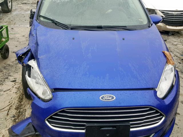 3FADP4CJ9EM170828 - 2014 FORD FIESTA TIT BLUE photo 7