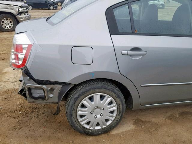 3N1AB6AP8AL624536 - 2010 NISSAN SENTRA 2.0 GRAY photo 9