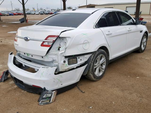 1FAHP2E86GG105187 - 2016 FORD TAURUS SEL WHITE photo 4