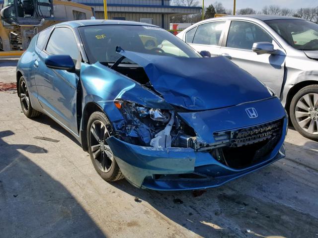 JHMZF1C45FS000646 - 2015 HONDA CR-Z BLUE photo 1