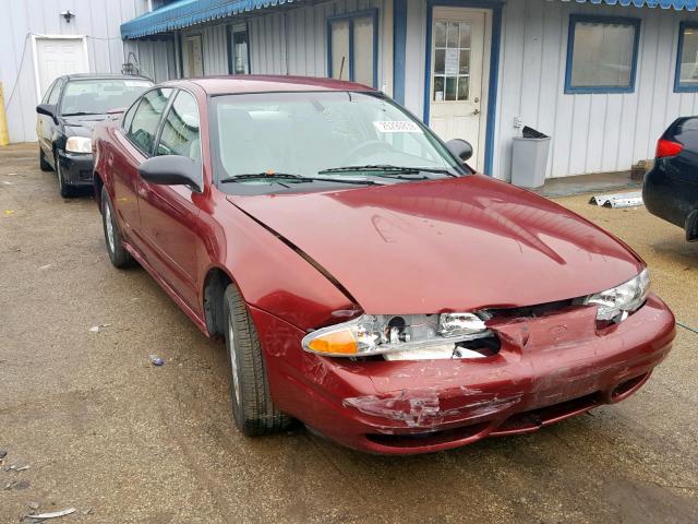 1G3NL52F02C239450 - 2002 OLDSMOBILE ALERO GL MAROON photo 1