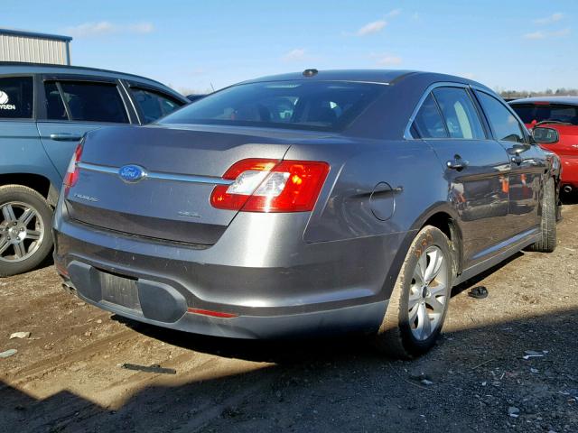 1FAHP2EW7BG160190 - 2011 FORD TAURUS SEL GRAY photo 4