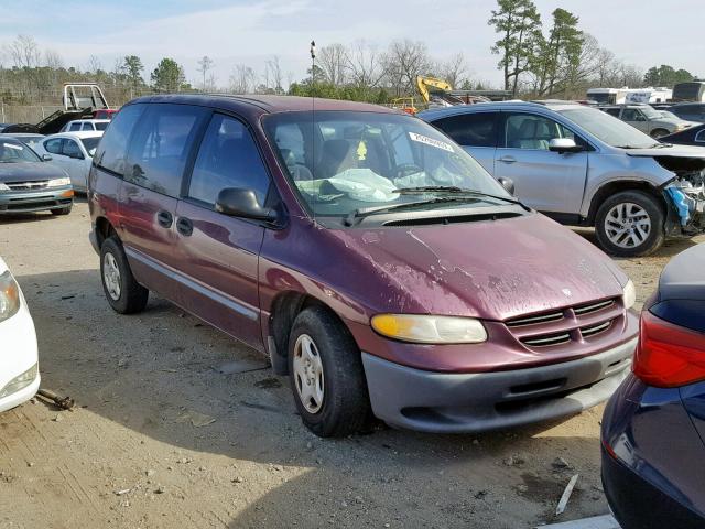 2B4FP25BXYR537789 - 2000 DODGE CARAVAN PURPLE photo 1