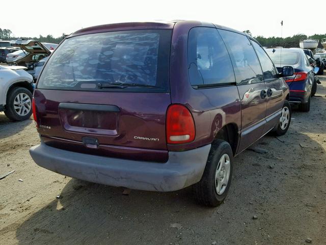 2B4FP25BXYR537789 - 2000 DODGE CARAVAN PURPLE photo 4