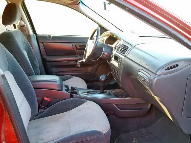 1FAFP55S63G251720 - 2003 FORD TAURUS SES MAROON photo 5