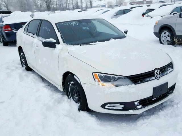 3VW2K7AJ3BM081379 - 2011 VOLKSWAGEN JETTA BASE WHITE photo 1