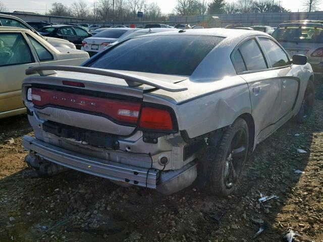 2C3CDXHGXCH149161 - 2012 DODGE CHARGER SX SILVER photo 4