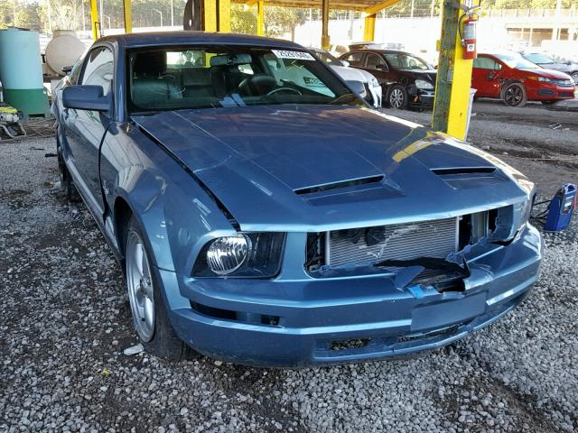 1ZVHT80N475236665 - 2007 FORD MUSTANG BLUE photo 1