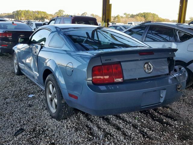 1ZVHT80N475236665 - 2007 FORD MUSTANG BLUE photo 3