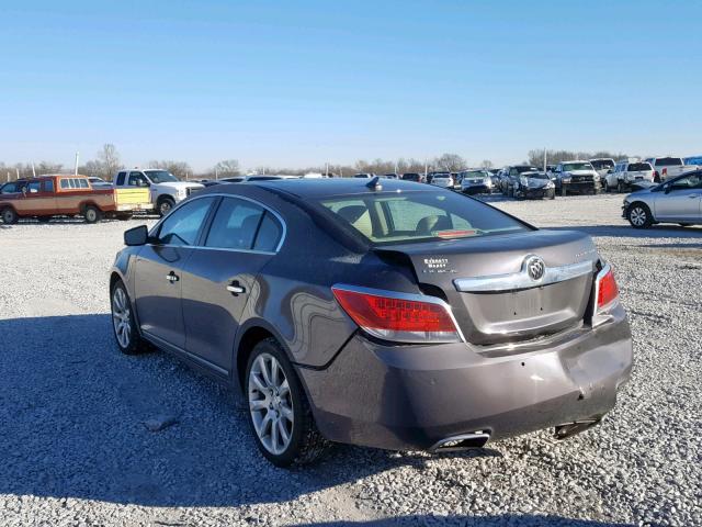 1G4GJ5E38CF330784 - 2012 BUICK LACROSSE T SILVER photo 3