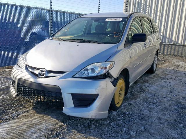 JM1CR293190351833 - 2009 MAZDA 5 SILVER photo 2