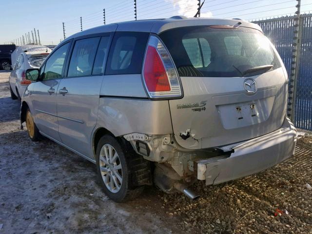 JM1CR293190351833 - 2009 MAZDA 5 SILVER photo 3