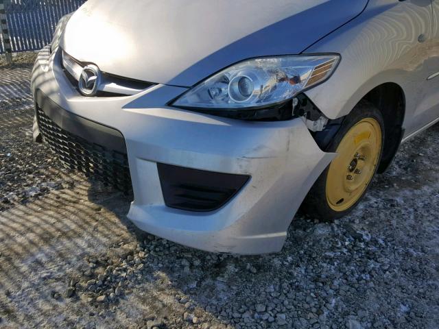 JM1CR293190351833 - 2009 MAZDA 5 SILVER photo 9