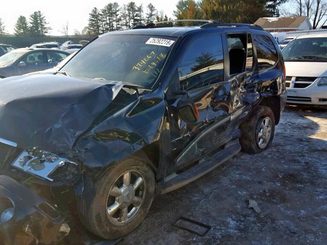 1GKDT13S922312406 - 2002 GMC ENVOY BLACK photo 10