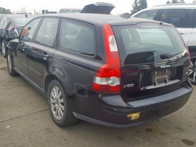 YV1MW390752110571 - 2005 VOLVO V50 2.4I BLACK photo 3