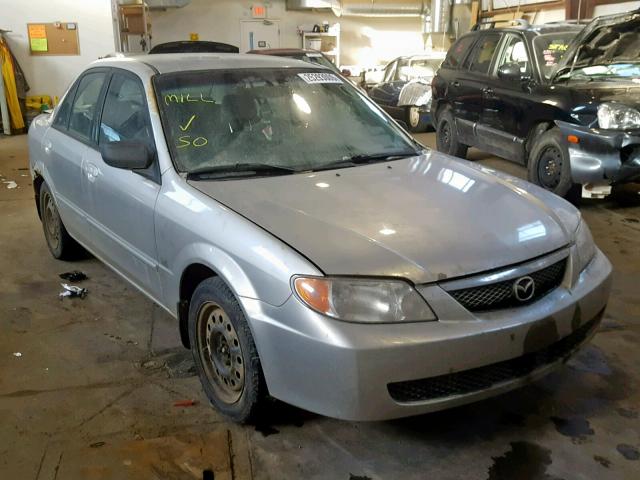 JM1BJ225220533948 - 2002 MAZDA PROTEGE DX SILVER photo 1