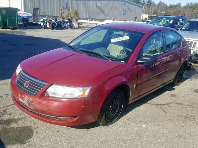 1G8AJ55F77Z133219 - 2007 SATURN ION LEVEL BURGUNDY photo 2
