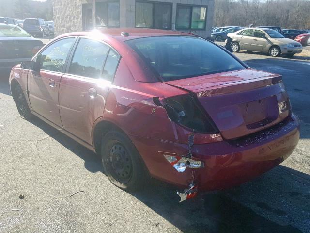 1G8AJ55F77Z133219 - 2007 SATURN ION LEVEL BURGUNDY photo 3