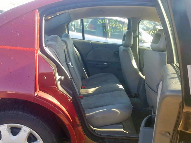 1G8AJ55F77Z133219 - 2007 SATURN ION LEVEL BURGUNDY photo 6
