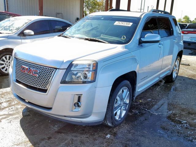 2GKALYEK4D6423394 - 2013 GMC TERRAIN DE SILVER photo 2